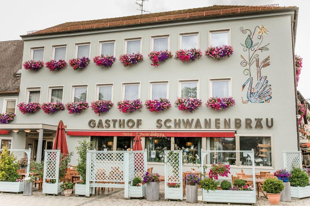 Hotel Brauereigasthof Schwanenbraeu Ebermannstadt Eksteriør billede